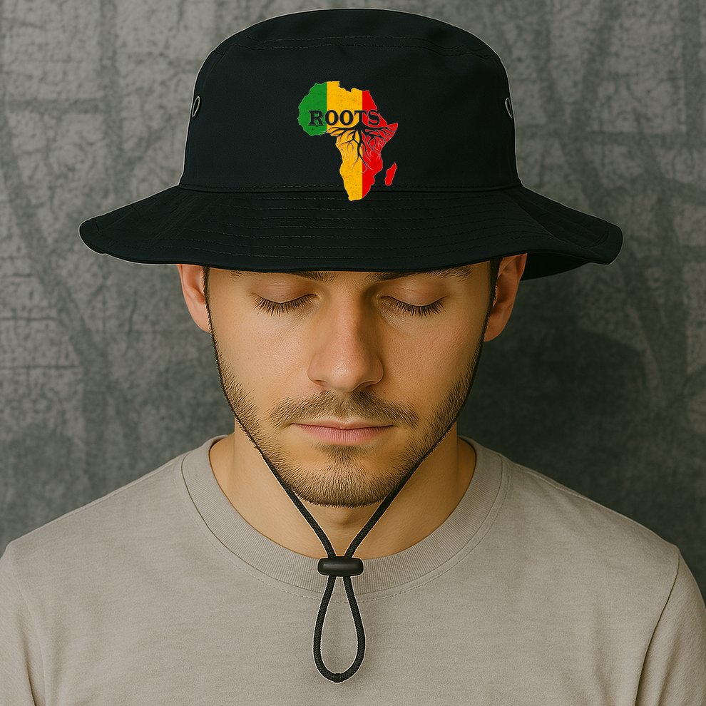 African Roots Black History Month Bucket Hat