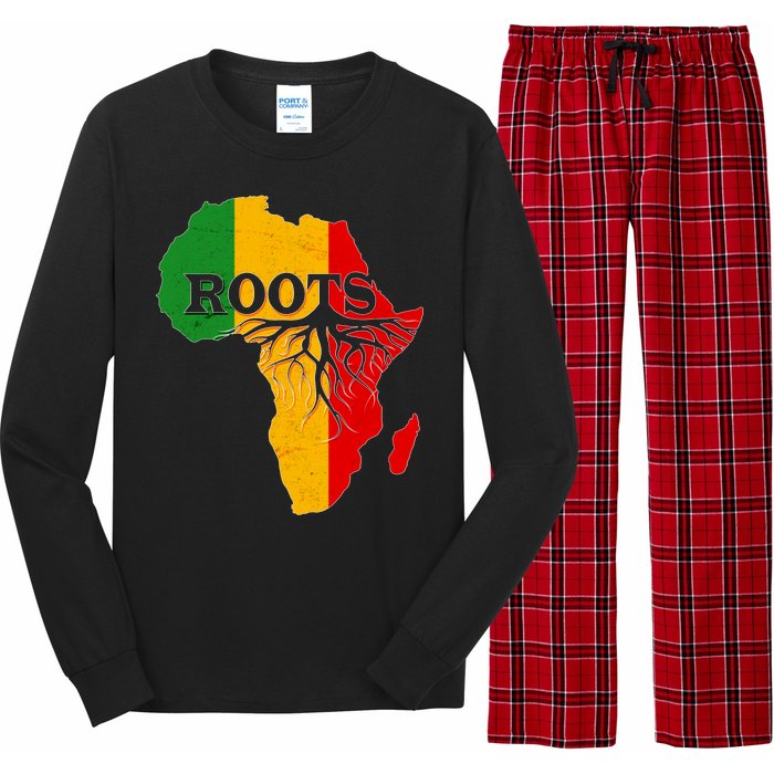 African Roots Black History Month Long Sleeve Pajama Set