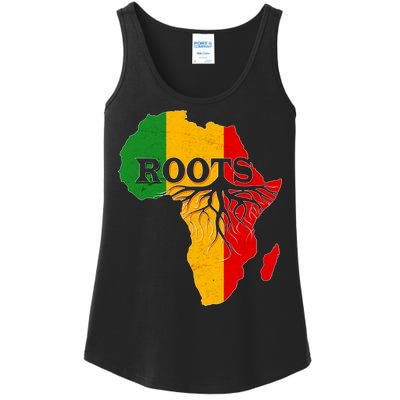 African Roots Black History Month Ladies Essential Tank