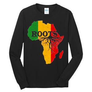 African Roots Black History Month Tall Long Sleeve T-Shirt