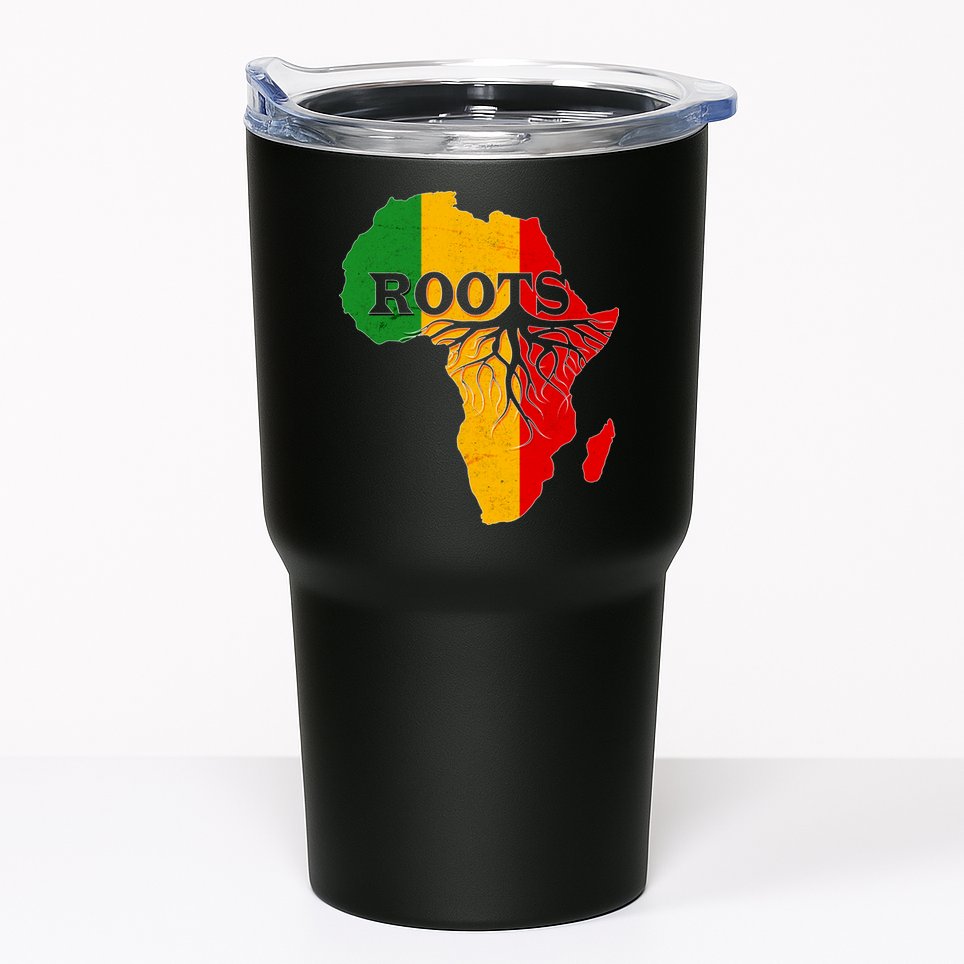 African Roots Black History Month Tumbler