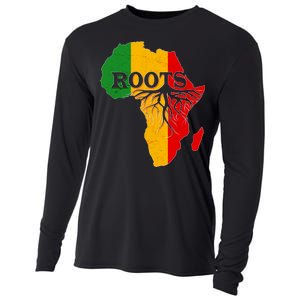 African Roots Black History Month Cooling Performance Long Sleeve Crew