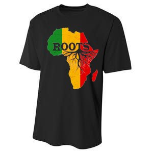 African Roots Black History Month Performance Sprint T-Shirt