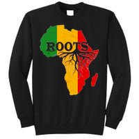 African Roots Black History Month Tall Sweatshirt