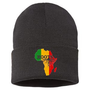 African Roots Black History Month Sustainable Knit Beanie