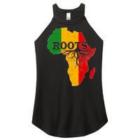 African Roots Black History Month Women’s Perfect Tri Rocker Tank