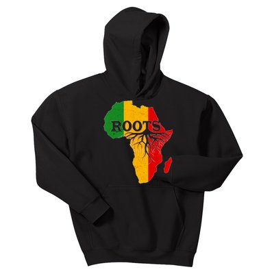 African Roots Black History Month Kids Hoodie