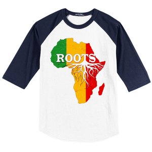 African Roots Black History Month Baseball Sleeve Shirt