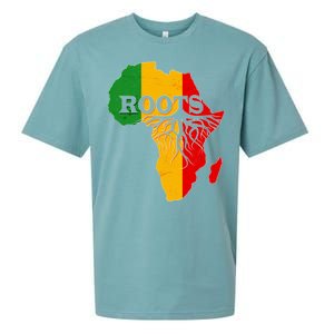 African Roots Black History Month Sueded Cloud Jersey T-Shirt