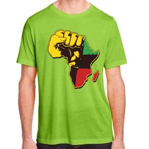 African Traditional Colors Protest Fist Adult ChromaSoft Performance T-Shirt