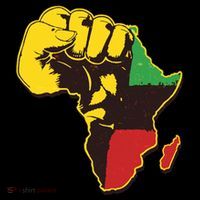 African Traditional Colors Protest Fist Sweatshirt