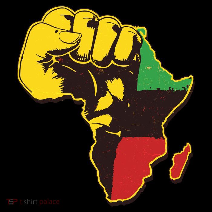 African Traditional Colors Protest Fist Sweatshirt