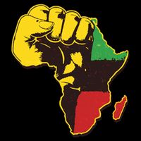 African Traditional Colors Protest Fist T-Shirt