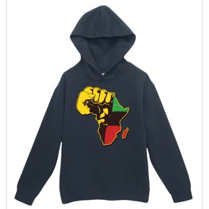 African Traditional Colors Protest Fist Urban Pullover Hoodie