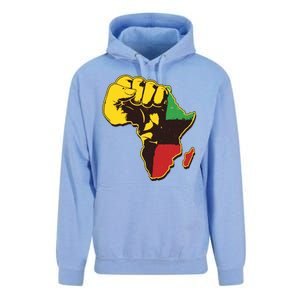 African Traditional Colors Protest Fist Unisex Surf Hoodie