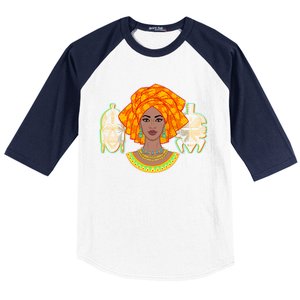 African Woman With Tribal Masks Baseball Sleeve Shirt