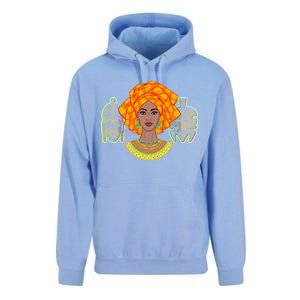 African Woman With Tribal Masks Unisex Surf Hoodie