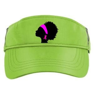 Afro Breast Cancer Awareness Adult Drive Performance Visor