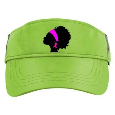 Afro Breast Cancer Awareness Adult Drive Performance Visor