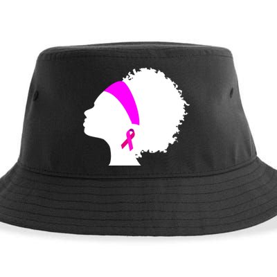 Afro Breast Cancer Awareness Sustainable Bucket Hat