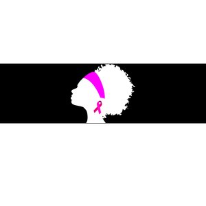 Afro Breast Cancer Awareness Bumper Sticker