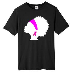 Afro Breast Cancer Awareness Tall Fusion ChromaSoft Performance T-Shirt