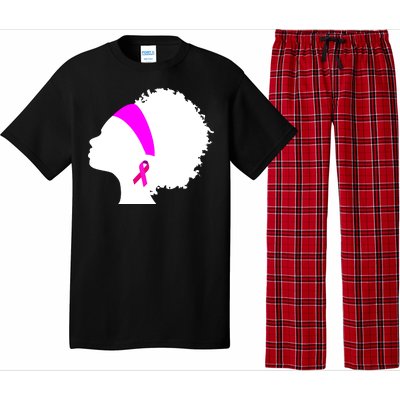 Afro Breast Cancer Awareness Pajama Set