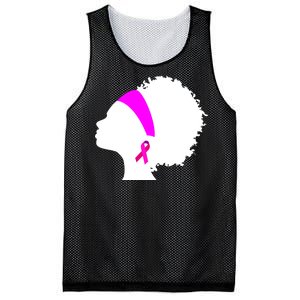 Afro Breast Cancer Awareness Mesh Reversible Basketball Jersey Tank