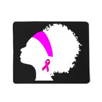 Afro Breast Cancer Awareness Mousepad