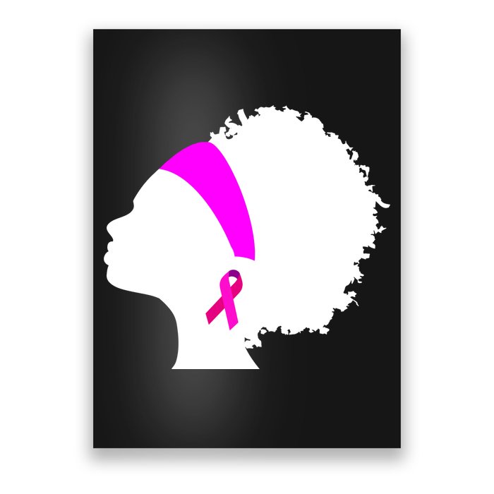Afro Breast Cancer Awareness Poster