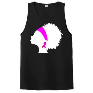 Afro Breast Cancer Awareness PosiCharge Competitor Tank