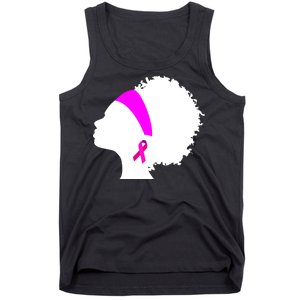 Afro Breast Cancer Awareness Tank Top