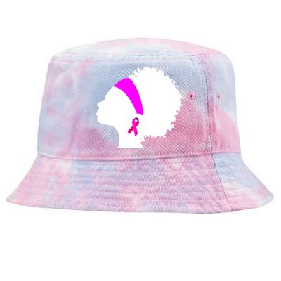 Afro Breast Cancer Awareness Tie-Dyed Bucket Hat