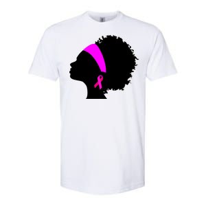 Afro Breast Cancer Awareness Softstyle CVC T-Shirt