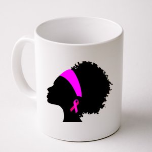 Afro Breast Cancer Awareness Coffee Mug