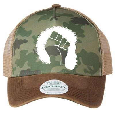 Afro Fist Womens Rights Legacy Tie Dye Trucker Hat