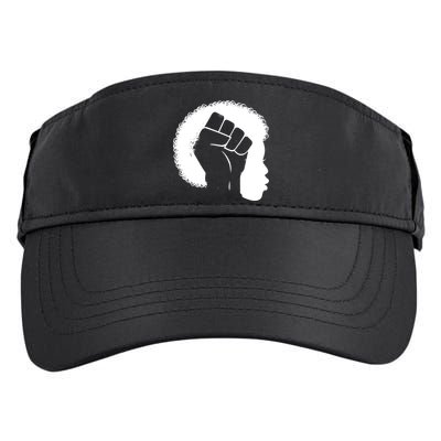 Afro Fist Womens Rights Adult Drive Performance Visor