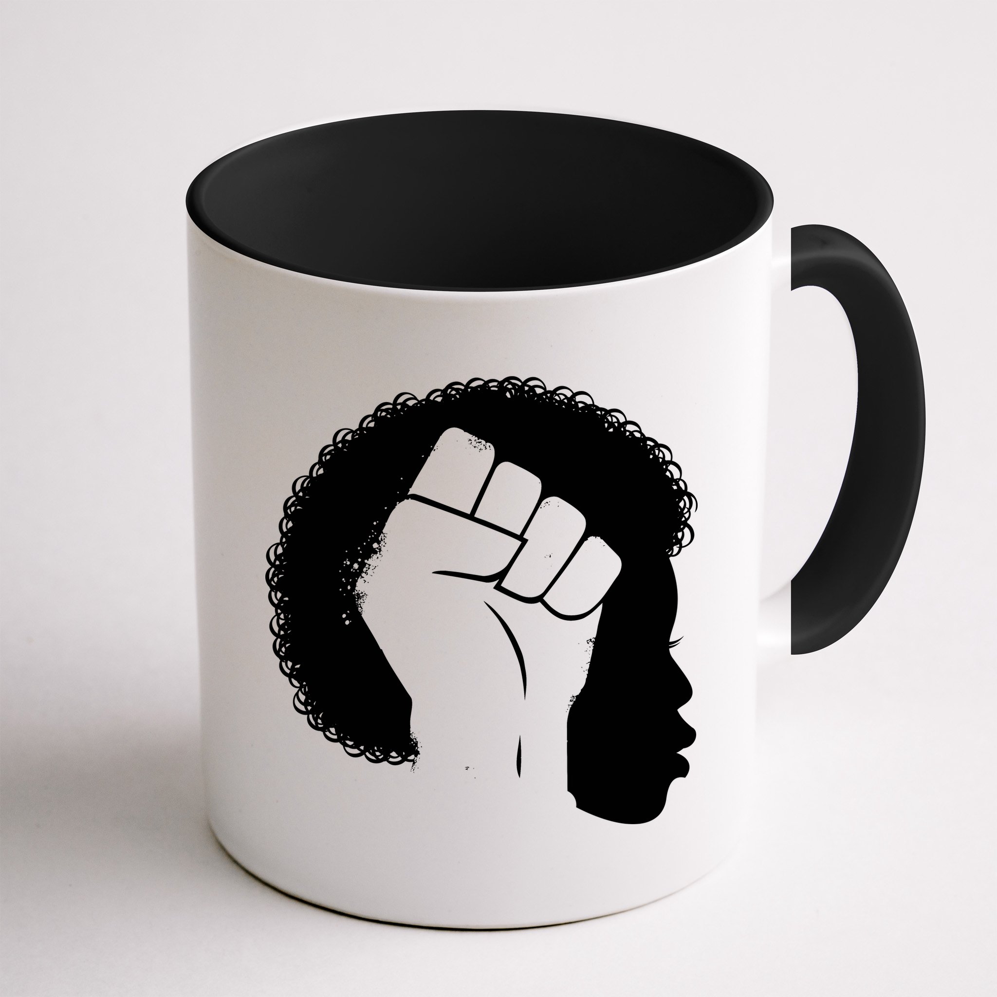 Afro Fist Womens Rights Mug
