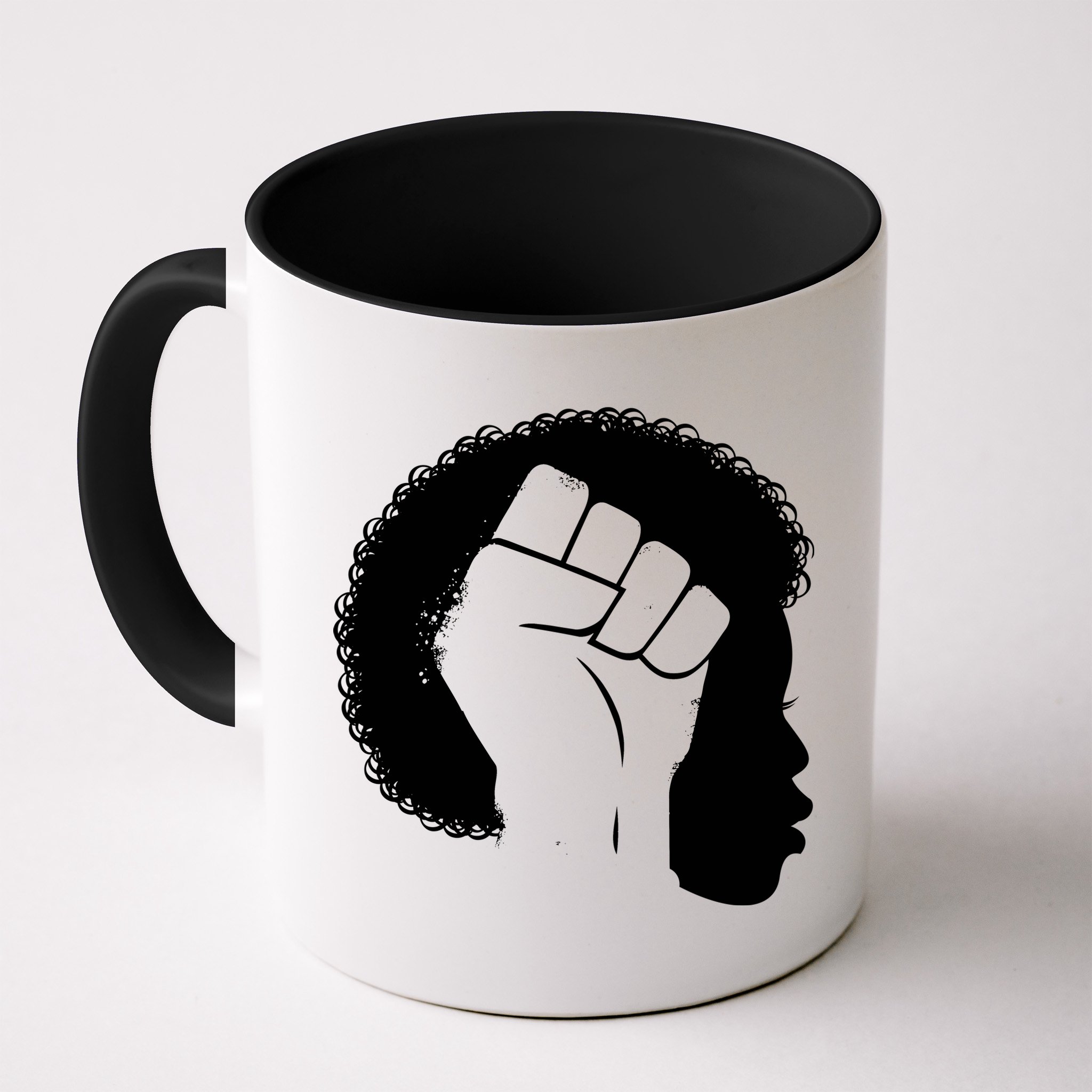 Afro Fist Womens Rights Mug