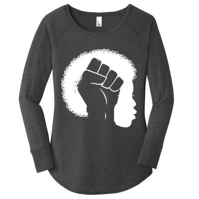 Afro Fist Womens Rights Women's Perfect Tri Tunic Long Sleeve Shirt