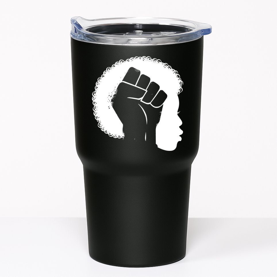 Afro Fist Womens Rights Tumbler