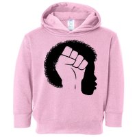Afro Fist Womens Rights Toddler Hoodie
