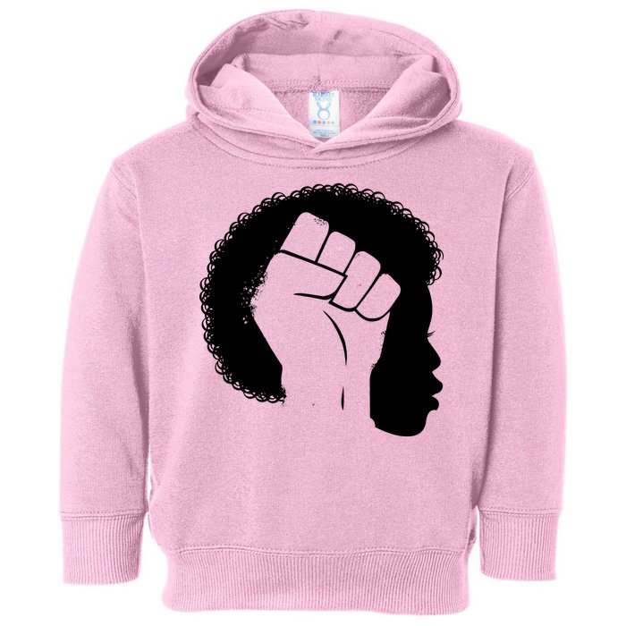 Afro Fist Womens Rights Toddler Hoodie