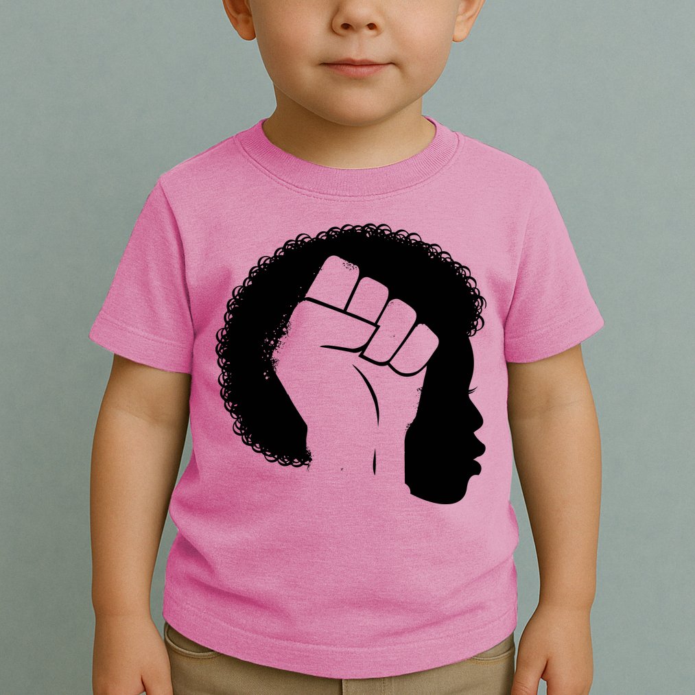 Afro Fist Womens Rights Toddler T-Shirt