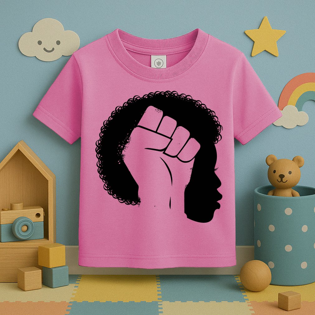 Afro Fist Womens Rights Toddler T-Shirt