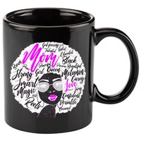 Afro Mom Strong Roots 11oz C Handle Ceramic Mug