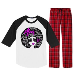 Afro Mom Strong Roots Raglan Sleeve Pajama Set