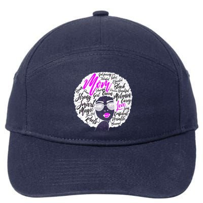 Afro Mom Strong Roots 7-Panel Snapback Hat