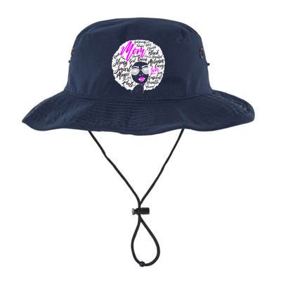 Afro Mom Strong Roots Legacy Cool Fit Booney Bucket Hat