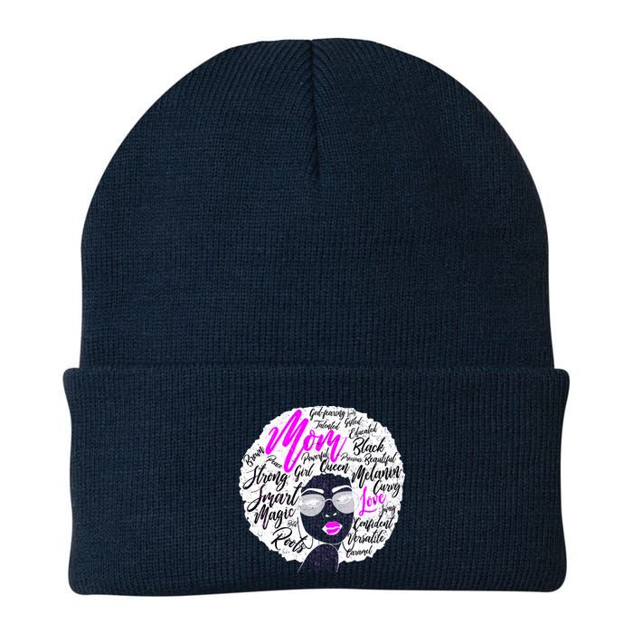 Afro Mom Strong Roots Beanie
